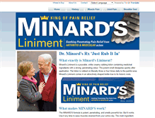 Tablet Screenshot of minards.com